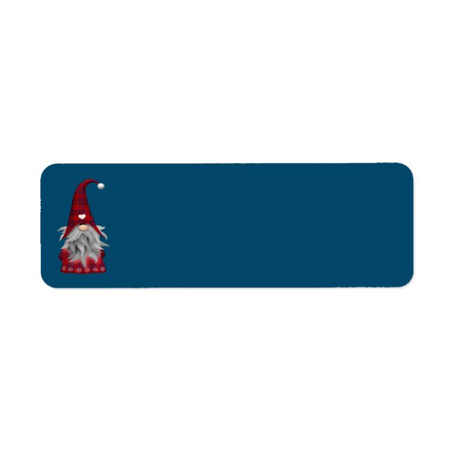 Gnome Return Address Label (Front)