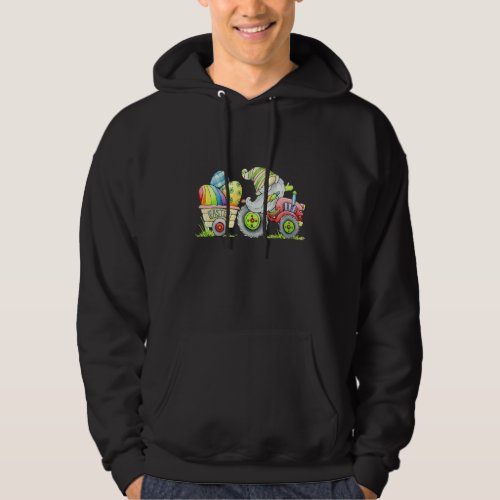 Gnome Ride A Red Tractor Boys Easter Outfit Easter Hoodie