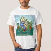Bike Gnome gifts, t-shirts, apparel by ArtMuvz Illustration