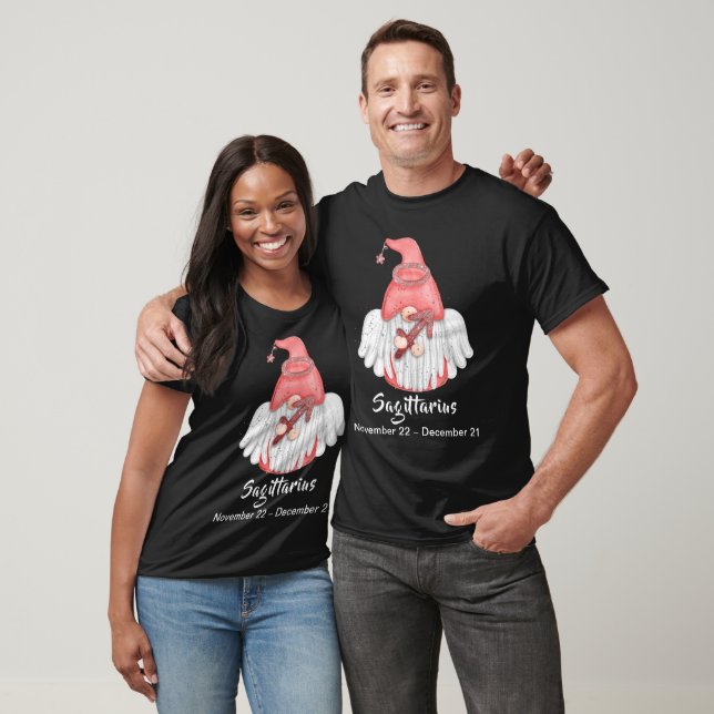 Gnome Sagittarius Astrology Sign Angel Unisex T-Shirt (Unisex)