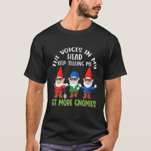 Gnome Santa Christmas Pajamas Family Cute Voices X T_Shirt