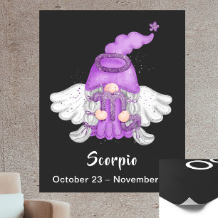 Gnome Scorpio Astrology Sign Angel 40 x 50 Poster