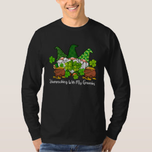 Gnome Shamrock Let Shenanigans Begin St Patricks D T-Shirt