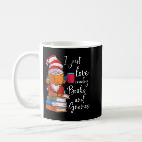 Gnome Shirt Women Girls Book Lover Reading Club Gn Coffee Mug