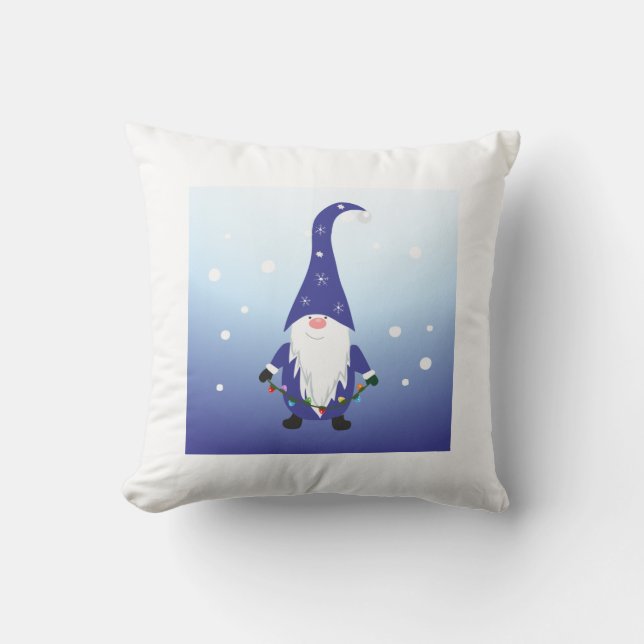 Gnome / Snowman Pillow (Front)