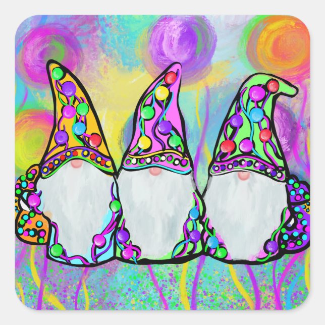 GNOME    SQUARE STICKER (Front)