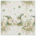 Gnome St. Patrick Irish Coffee Party Pattern Fabric