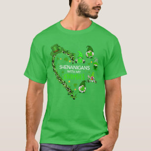 Gnome St Patrick's Day Shenanigans With My Gnomies T-Shirt