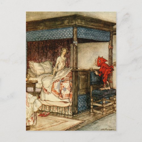 Gnome Surprise by Arthur Rackham Postcard