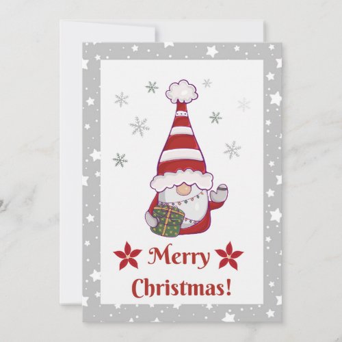 Gnome Sweet Gnome _ Brothers Christmas Delight Thank You Card