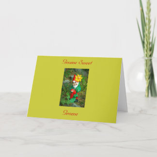 Gnome Sweet Gnome Card