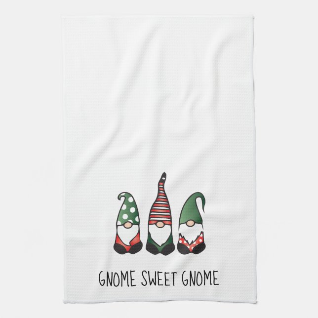 Gnome Sweet Gnome Kitchen Towel (Vertical)