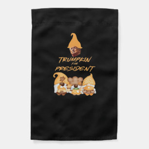 Gnome Sweet Gnome Vote Trumpkin Classic Garden Flag