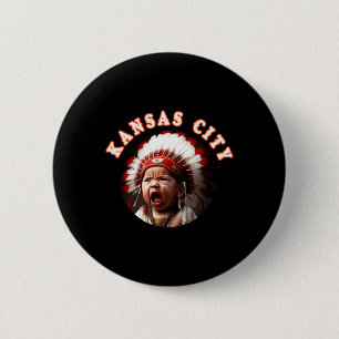 Gnome Tailgating Kansas City Bbq Kc Barbecue Coffe Button