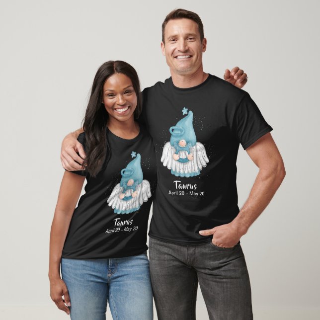 Gnome Taurus Zodiac Astrology Sign Angel Unisex T-Shirt (Unisex)
