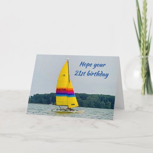 GNOME THINKS HES A COMIC FOR 21st BIRTHDAY  Card