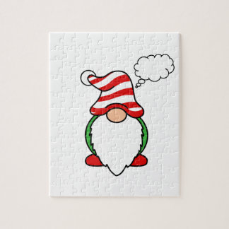 Gnome Thought Bubble Jigsaw Puzzle