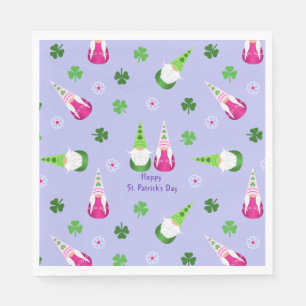 Gnome Toss St. Patrick's Day Napkins