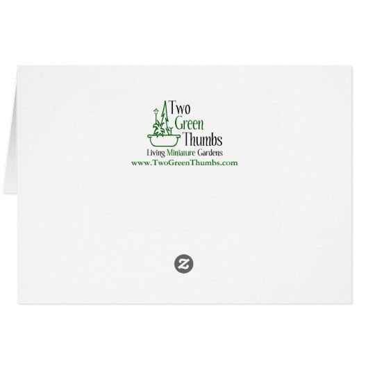 Gnome under Bridge, Blank Card (Back Horizontal)