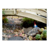 Gnome under Bridge, Blank Card (Front Horizontal)