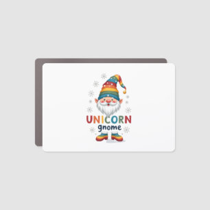 Gnome Unicorn Shirt Family Matching Group Christma Car Magnet