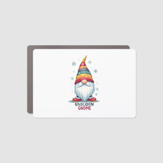 Gnome Unicorn Shirt Family Matching Group Christma Car Magnet