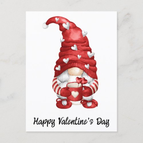 Gnome Valentine Postcard