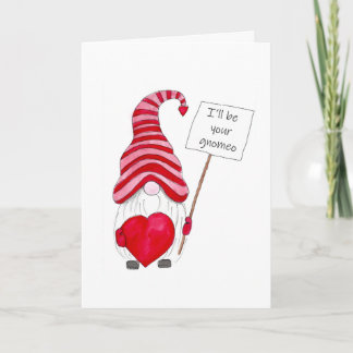 Gnome Valentine's Day Card