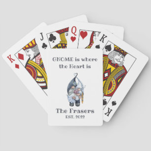Gnome Wedding Classic Playing Cards