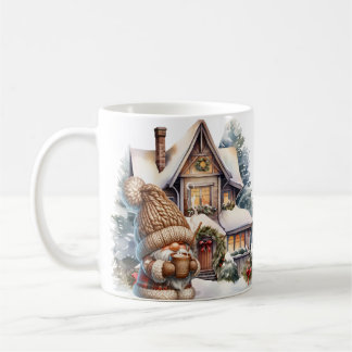 Gnome Wintery Coffee Mug