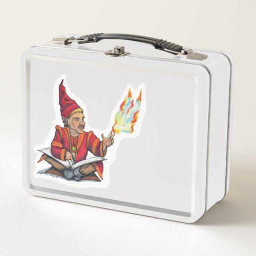Gnome Wizard Metal Lunch Box