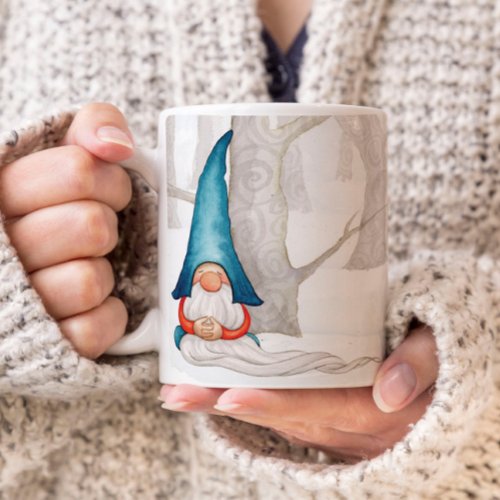 Gnome Woodland Holiday Mug