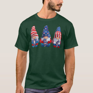 Gnomes 4th Of July Funny American Patriotic USA T-Shirt