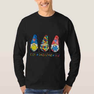 Gnomes Accept Understand Love Autism Awareness T-Shirt