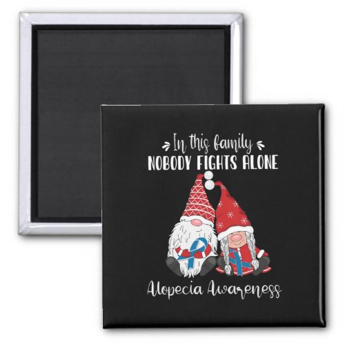 Gnomes Alopecia Awareness  Magnet