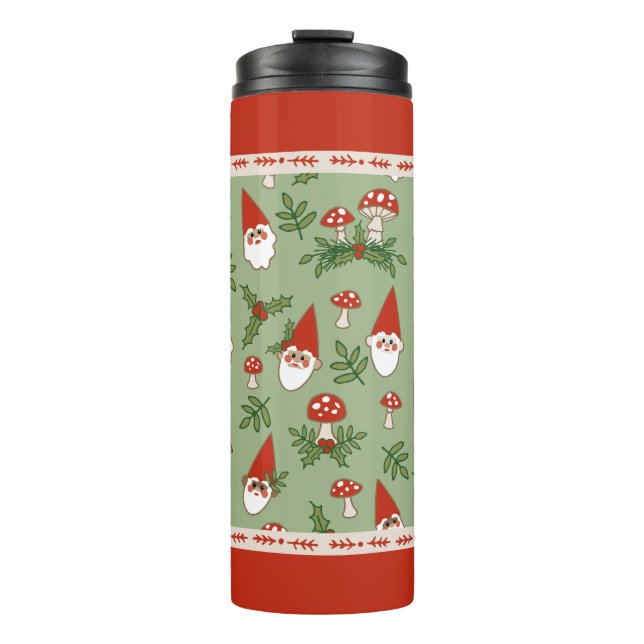Gnomes and Mushrooms Thermal Tumbler (Front)