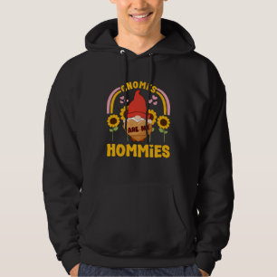 Gnomes Are My Hommies With Sunflowers Yard Garden Hoodie