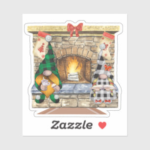 Gnomes at Home Sticker