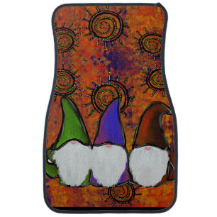 GNOMES CAR FLOOR MAT