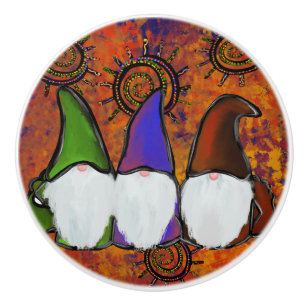 GNOMES CERAMIC KNOB