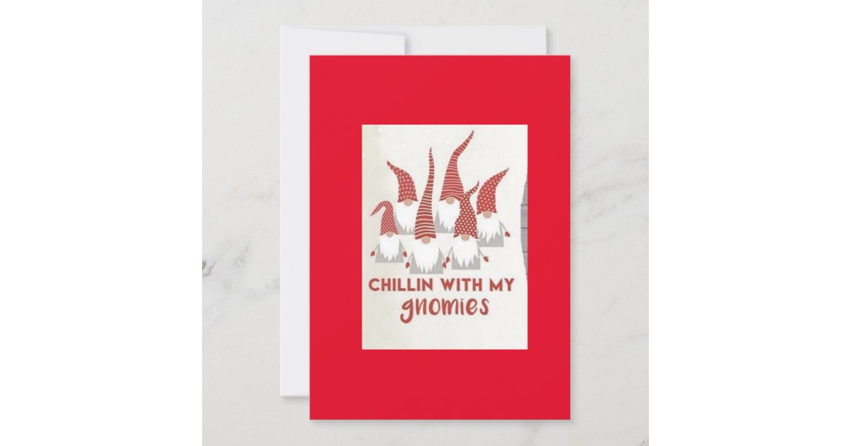 Gnomes Christmas card | Zazzle.com