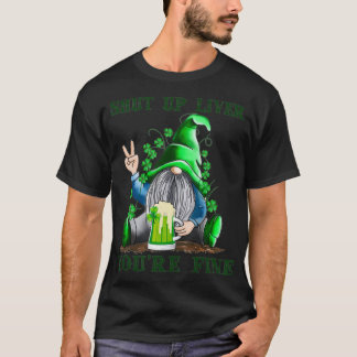Gnomes Drinking Saint Patricks Shut Up Liver Your T-Shirt