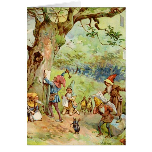 Gnomes Elves and Fairies in the Magical Forest