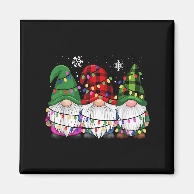 Gnomes Family Matching Pjs Men Women Funny Xmas Ho Magnet (Front)