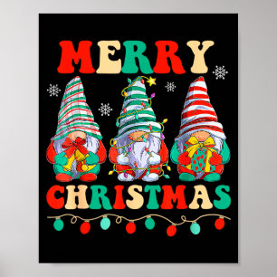 Gnomes Family Merry Christmas Xmas Pajamas Cute  Poster