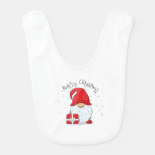 ***GNOMES FOR CHRISTMAS*** BABY'S BIB