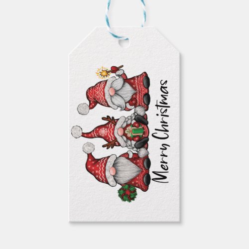 Gnomes For Christmas Gift Tags