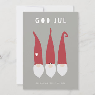 Gnomes for Christmas Holiday Card