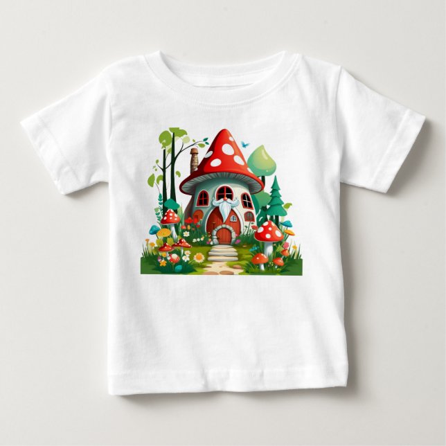 Gnome's Garden Adventure Baby T-Shirt (Front)