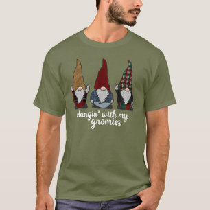 Gnomes Hangin with My Gnomies Holiday T-Shirt